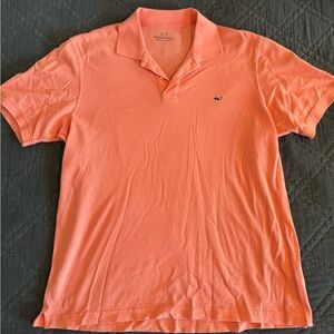 Vineyard Vines Men’s Salmon Colored Polo Size Medium